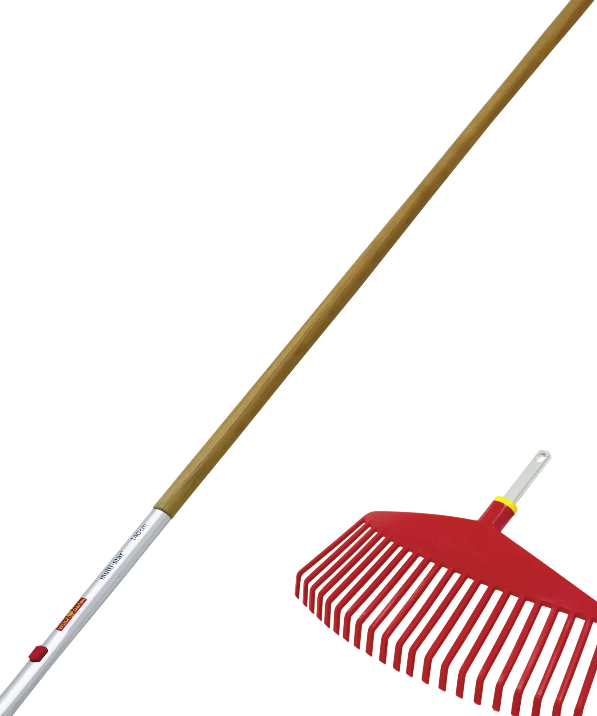 Wolf Garten Fächerbesen UI-M+ZM140 42 cm Arbeitsbreite, inkl. Eschenstiel