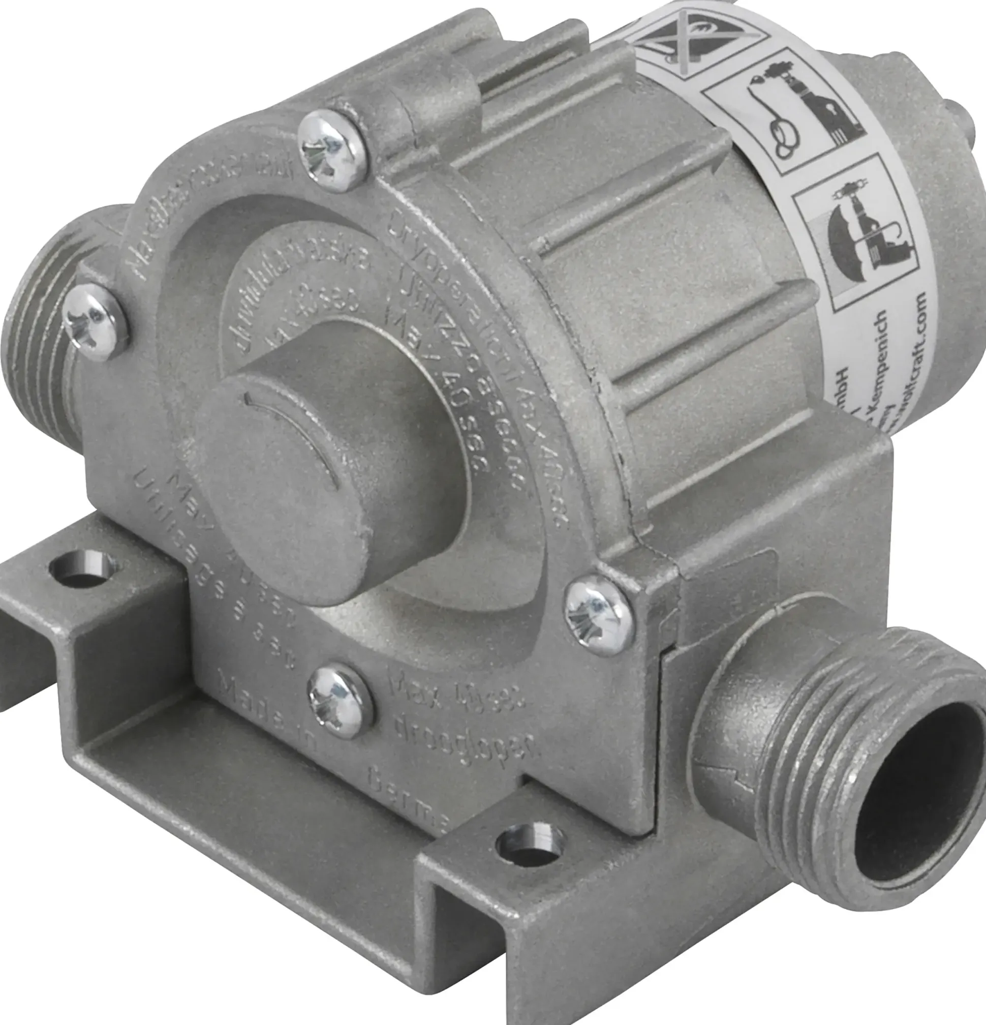 Wolfcraft Bohrmaschinen-Pumpe 3000 l/h Metallgehäuse