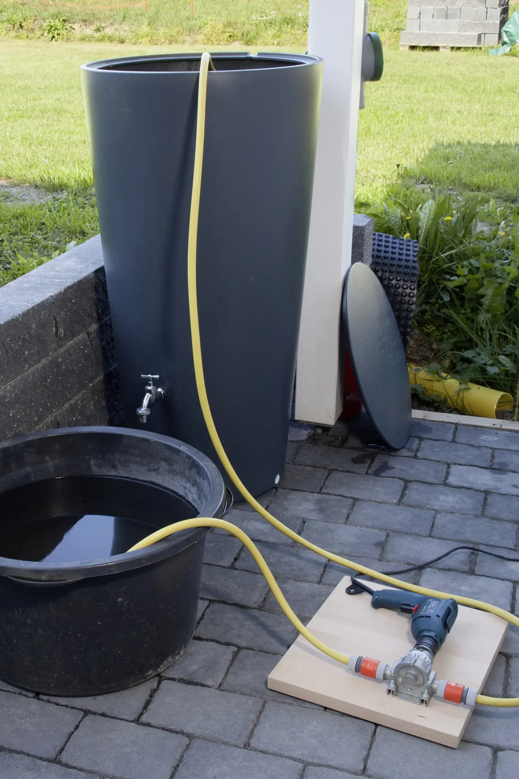 Wolfcraft Bohrmaschinen-Pumpe 3000 l/h Metallgehäuse