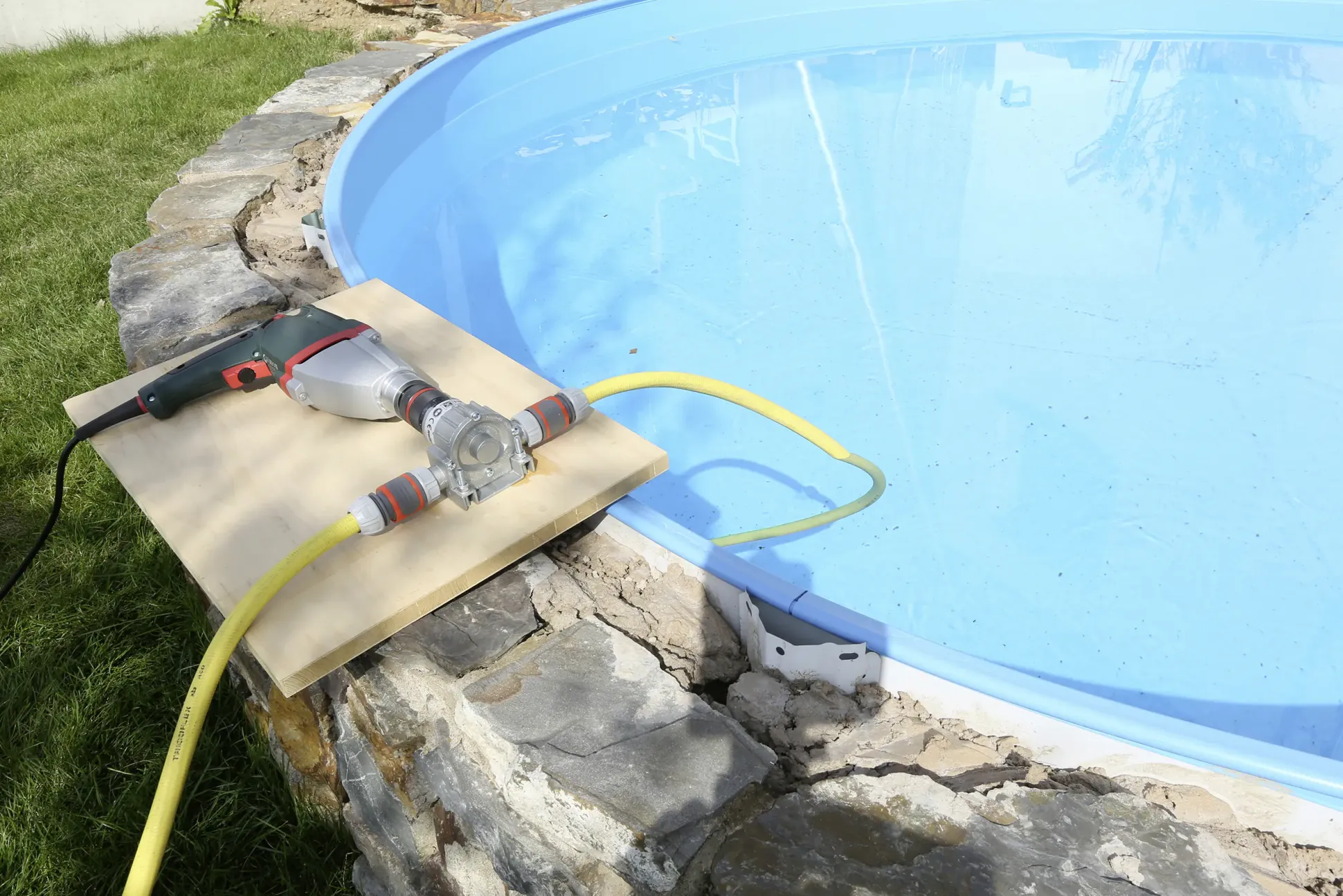 Wolfcraft Bohrmaschinen-Pumpe 3000 l/h Metallgehäuse
