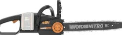 Worx Akku-Kettensäge WG385E.9 Nitro 40 V 40 cm Schwertlänge ohne Akku und Ladegerät