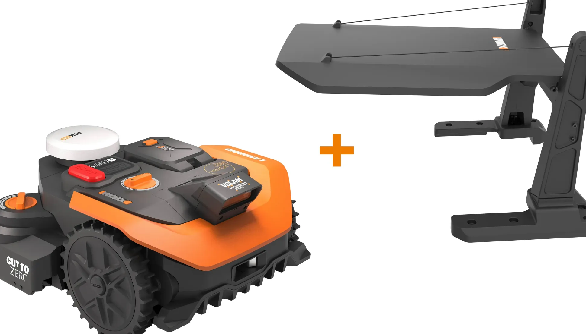 Worx Mähroboter M800 Landroid Vision Cloud - 18 cm Schnittbreite 800 m² inkl. Garage