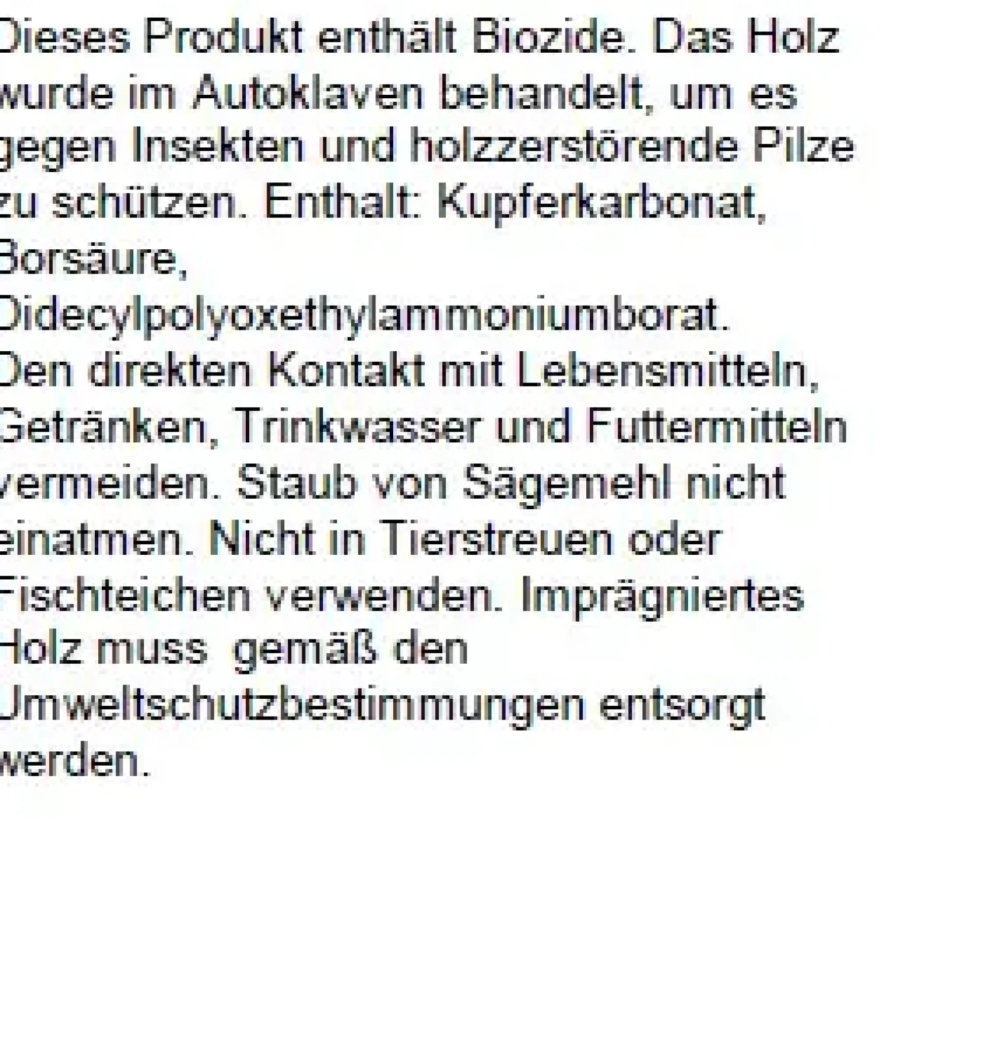 Zaunlatte 100 cm, 55 mm, kesseldruckimprägniert
