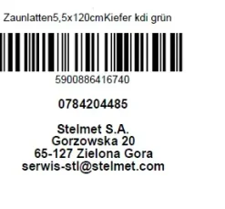 Zaunlatte Kiefer 120 x 5,5 x 2,8 cm kesseldruckimprägniert
