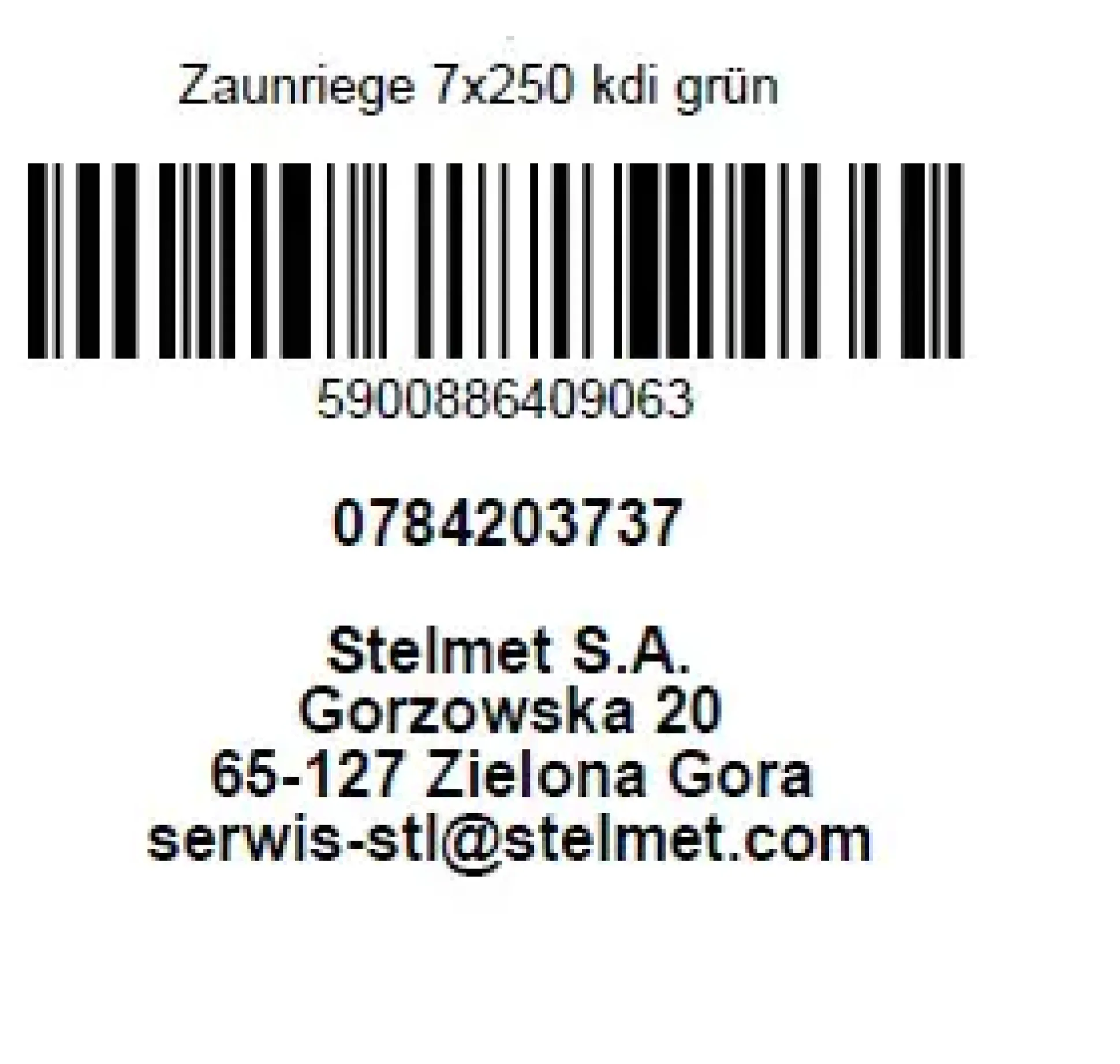 Zaunriegel 250 x 7 cm, kesseldruckimprägniert