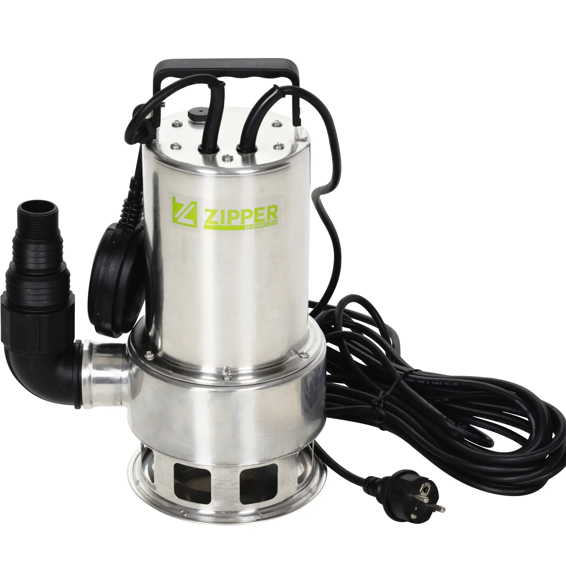 Zipper Schmutzwasserpumpe ZI-DWP1100N 1,1 kW, Max. Fördermenge: 15.000 l/h